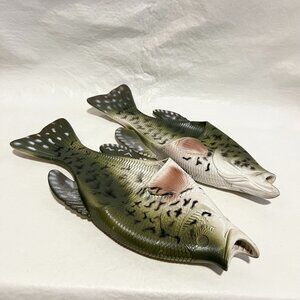 Rivers Edge Products Crappie Fish Sandals Adult size 10 10.5 fish flops